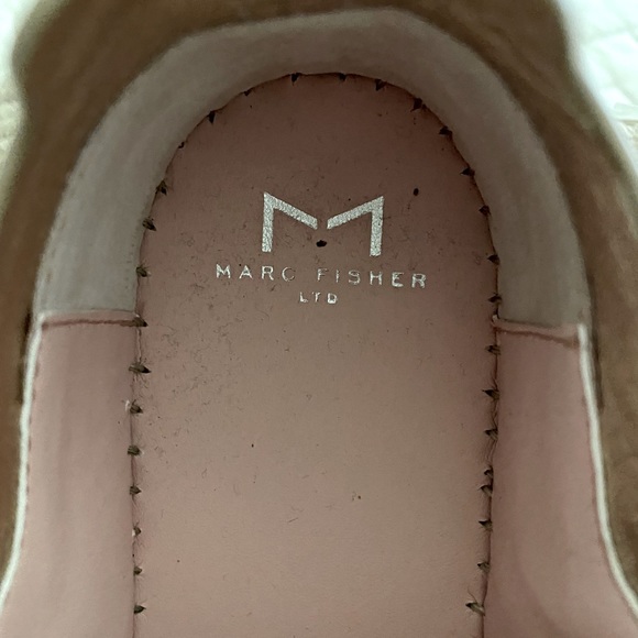 Marc Fisher Pink Suede Espadrille Sneaker-7.5 - Picture 4 of 6